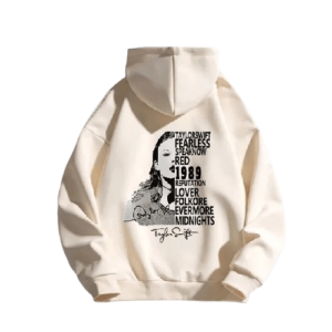 Taylor Swift Album Cream Hoodie